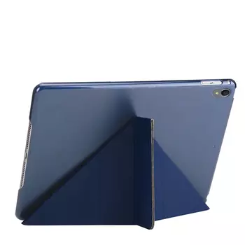 Microsonic Apple iPad Pro 10.5'' (A1701-A1709-A1852) Folding Origami Design Kılıf Lacivert