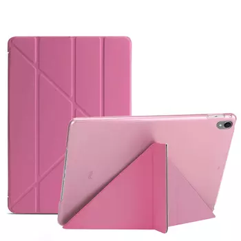 Microsonic Apple iPad Pro 10.5'' (A1701-A1709-A1852) Folding Origami Design Kılıf Pembe