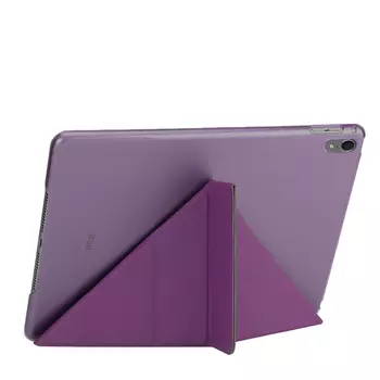Microsonic Apple iPad Pro 11'' 2018 (A1980-A2013-A1934-A1979) Folding Origami Design Kılıf Mor