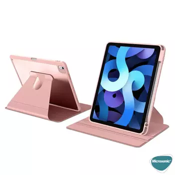 Microsonic Apple iPad Pro 11 2018 Kılıf (A1980-A2013-A1934-A1979) Regal Folio Pembe
