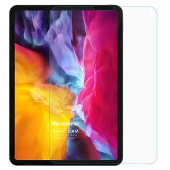 Microsonic Apple iPad Pro 11`` 2022 4. Nesil (A2759-A2435-A2761-A2762) Nano Cam Ekran Koruyucu