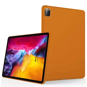 Microsonic Apple iPad Pro 11`` 2022 4. Nesil Kılıf (A2759-A2435-A2761-A2762) Matte Silicone Turuncu