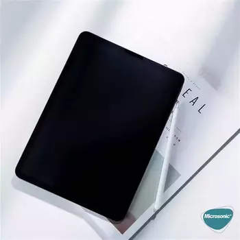 Microsonic Apple iPad Pro 12.9'' 2021 5. Nesil Kılıf (A2378-A2461-A2379-A2462) Matte Nano Glass Cam Ekran Koruyucu
