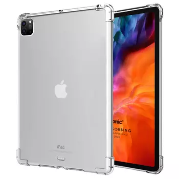 Microsonic Apple iPad Pro 12.9'' 2021 5. Nesil Kılıf (A2378-A2461-A2379-A2462) Shock Absorbing Şeffaf