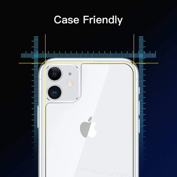 Microsonic Apple iPhone 11 (6.1'') Arka Temperli Cam Ekran Koruyucu