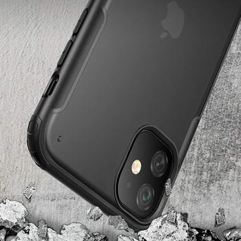 Microsonic Apple iPhone 11 Kılıf Frosted Frame Siyah