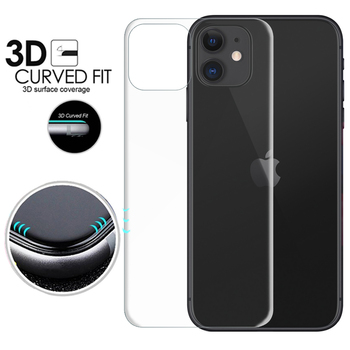 Microsonic Apple iPhone 11 Kavisli Ekran Koruyucu Film Seti - Ön ve Arka