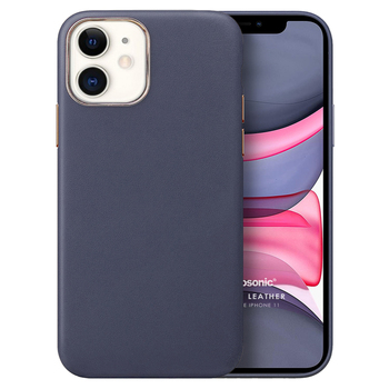 Microsonic Apple iPhone 11 Kılıf Luxury Leather Lacivert Microsonic Apple iPhone 11 Kılıf Luxury Leather Lacivert
