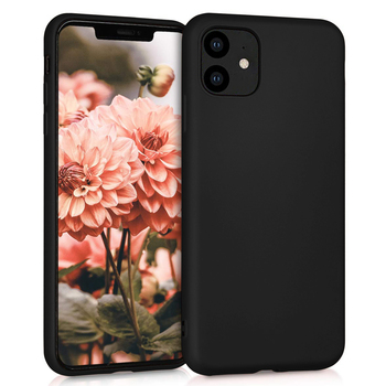 Microsonic Apple iPhone 11 Kılıf Matte Silicone Siyah Microsonic Apple iPhone 11 Kılıf Matte Silicone Siyah