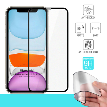 Microsonic Apple iPhone 11 Matte Flexible Ekran Koruyucu Siyah Microsonic Apple iPhone 11 Matte Flexible Ekran Koruyucu Siyah