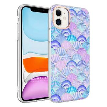 Microsonic Apple iPhone 11 Natural Feel Desenli Kılıf Oyster Microsonic Apple iPhone 11 Natural Feel Desenli Kılıf Oyster