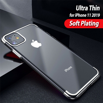 Microsonic Apple iPhone 11 Kılıf Skyfall Transparent Clear Gümüş