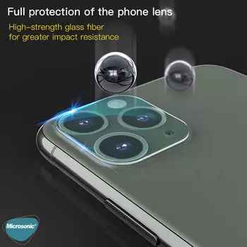 Microsonic Apple iPhone 11 Pro (5.8'') Kamera Lens Koruma Camı