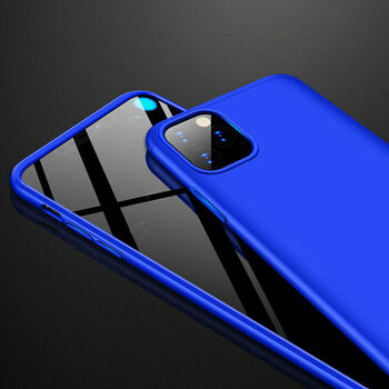 Microsonic Apple iPhone 11 Pro Kılıf Double Dip 360 Protective AYS Mavi