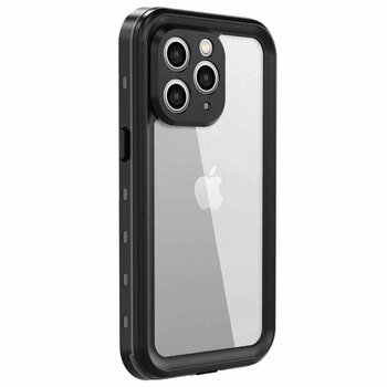 Microsonic Apple iPhone 11 Pro Kılıf Waterproof 360 Full Body Protective Siyah