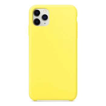 Microsonic Apple iPhone 11 Pro Kılıf Liquid Lansman Silikon Güneş Sarısı