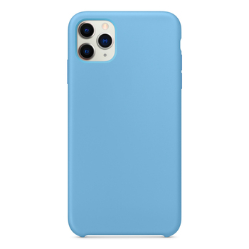 Microsonic Apple iPhone 11 Pro Kılıf Liquid Lansman Silikon Kantaron Mavisi