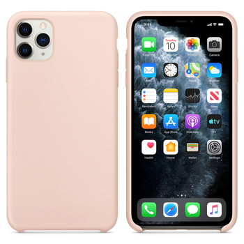 Microsonic Apple iPhone 11 Pro Kılıf Liquid Lansman Silikon Kum Pembesi