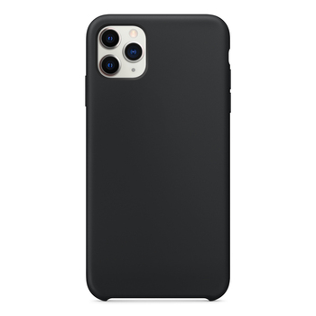 Microsonic Apple iPhone 11 Pro Kılıf Liquid Lansman Silikon Siyah