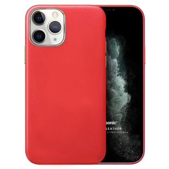 Microsonic Apple iPhone 11 Pro Kılıf Luxury Leather Kırmızı