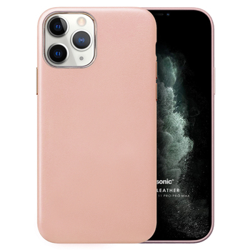 Microsonic Apple iPhone 11 Pro Kılıf Luxury Leather Rose Gold