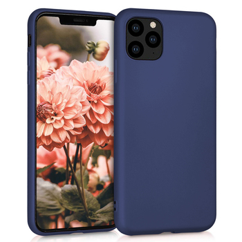 Microsonic Apple iPhone 11 Pro Kılıf Matte Silicone Lacivert Microsonic Apple iPhone 11 Pro Kılıf Matte Silicone Lacivert