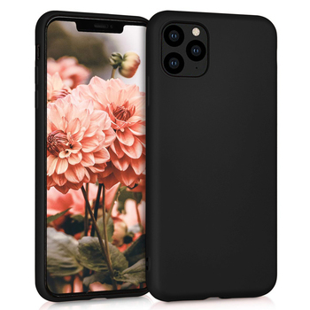 Microsonic Apple iPhone 11 Pro Kılıf Matte Silicone Siyah Microsonic Apple iPhone 11 Pro Kılıf Matte Silicone Siyah