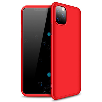 Microsonic Apple iPhone 11 Pro Max Kılıf Double Dip 360 Protective AYS Kırmızı