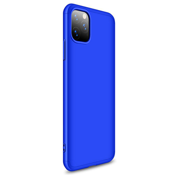 Microsonic Apple iPhone 11 Pro Max Kılıf Double Dip 360 Protective AYS Mavi