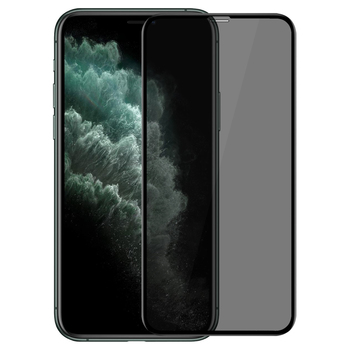 Microsonic Apple iPhone 11 Pro Max Invisible Privacy Kavisli Ekran Koruyucu Siyah