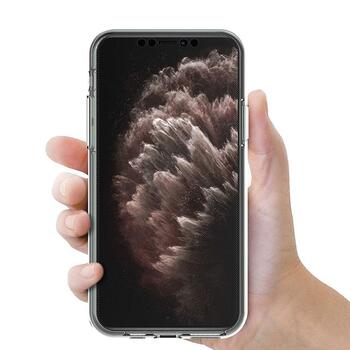 Microsonic Apple iPhone 11 Pro Max Kılıf Komple Gövde Koruyucu Silikon Şeffaf