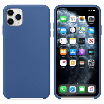 Microsonic Apple iPhone 11 Pro Max Kılıf Liquid Lansman Silikon Çini Mavisi Microsonic Apple iPhone 11 Pro Max Kılıf Liquid Lansman Silikon Çini Mavisi