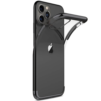Microsonic Apple iPhone 11 Pro Max Kılıf Skyfall Transparent Clear Siyah