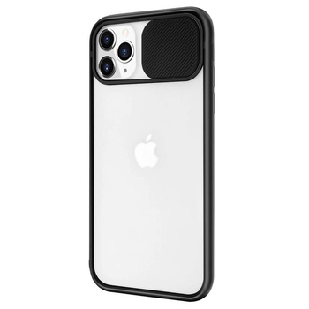 Microsonic Apple iPhone 11 Pro Max Kılıf Slide Camera Lens Protection Siyah
