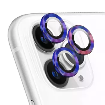 Microsonic Apple iPhone 11 Pro Max Tekli Kamera Lens Koruma Camı Renkli