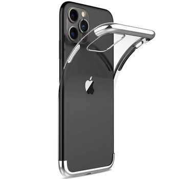 Microsonic Apple iPhone 11 Pro Kılıf Skyfall Transparent Clear Gümüş