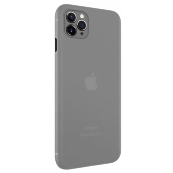 Microsonic Apple iPhone 11 Pro Kılıf Peipe Matte Silicone Gri