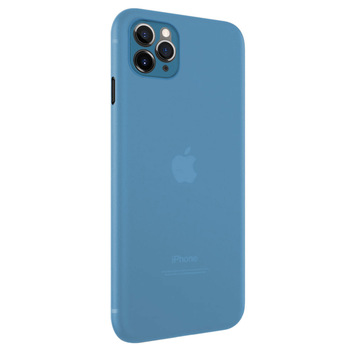 Microsonic Apple iPhone 11 Pro Kılıf Peipe Matte Silicone Mavi