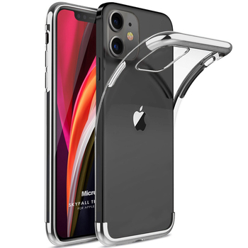 Microsonic Apple iPhone 12 Kılıf Skyfall Transparent Clear Gümüş Microsonic Apple iPhone 12 Kılıf Skyfall Transparent Clear Gümüş