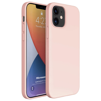 Microsonic Apple iPhone 12 Mini Kılıf Groovy Soft Rose Gold