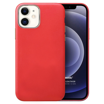 Microsonic Apple iPhone 12 Mini Kılıf Luxury Leather Kırmızı Microsonic Apple iPhone 12 Mini Kılıf Luxury Leather Kırmızı