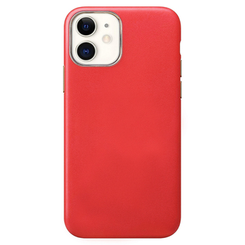 Microsonic Apple iPhone 12 Mini Kılıf Luxury Leather Kırmızı