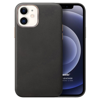 Microsonic Apple iPhone 12 Mini Kılıf Luxury Leather Siyah Microsonic Apple iPhone 12 Mini Kılıf Luxury Leather Siyah