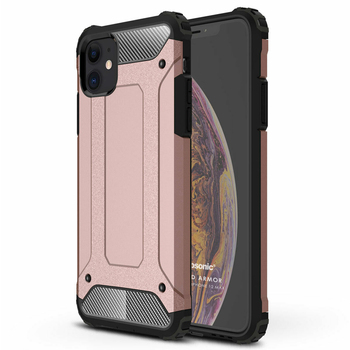 Microsonic Apple iPhone 12 Mini Kılıf Rugged Armor Rose Gold