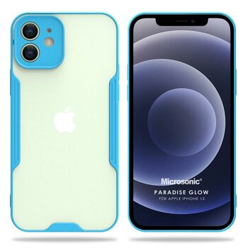 Microsonic Apple iPhone 12 Kılıf Paradise Glow Turkuaz