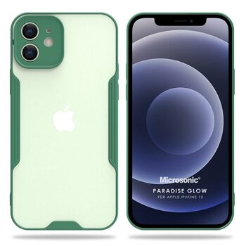 Microsonic Apple iPhone 12 Kılıf Paradise Glow Yeşil