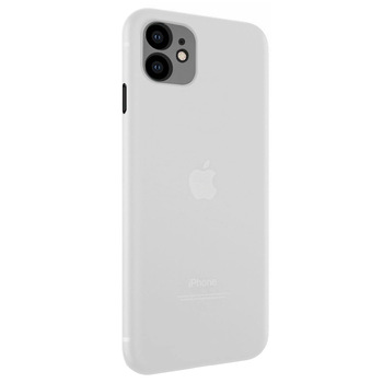 Microsonic Apple iPhone 12 Kılıf Peipe Matte Silicone Beyaz
