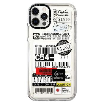 Microsonic Apple iPhone 12 Pro Collage Kılıf Barcode