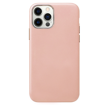 Microsonic Apple iPhone 12 Pro Kılıf Luxury Leather Rose Gold