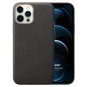 Microsonic Apple iPhone 12 Pro Kılıf Luxury Leather Siyah Microsonic Apple iPhone 12 Pro Kılıf Luxury Leather Siyah